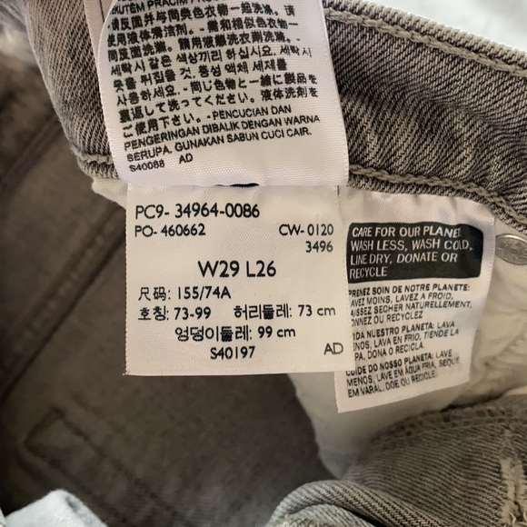 Grey Levi’s Wedgie Straight Size 29 Jeans W29 L26 - Picture 12 of 12